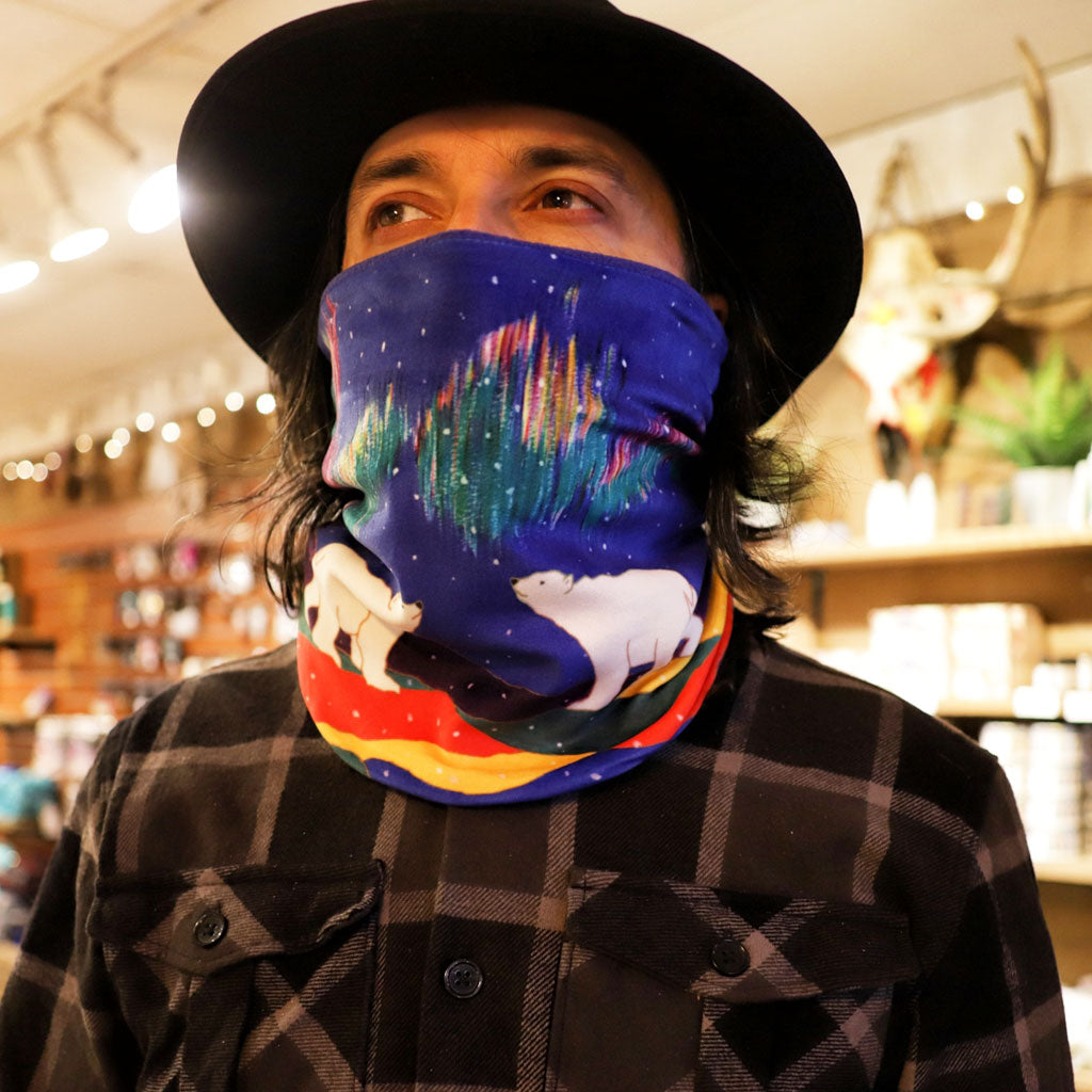 &#39;Sky Watchers&#39; Microfleece Neckwarmer by Dawn Oman