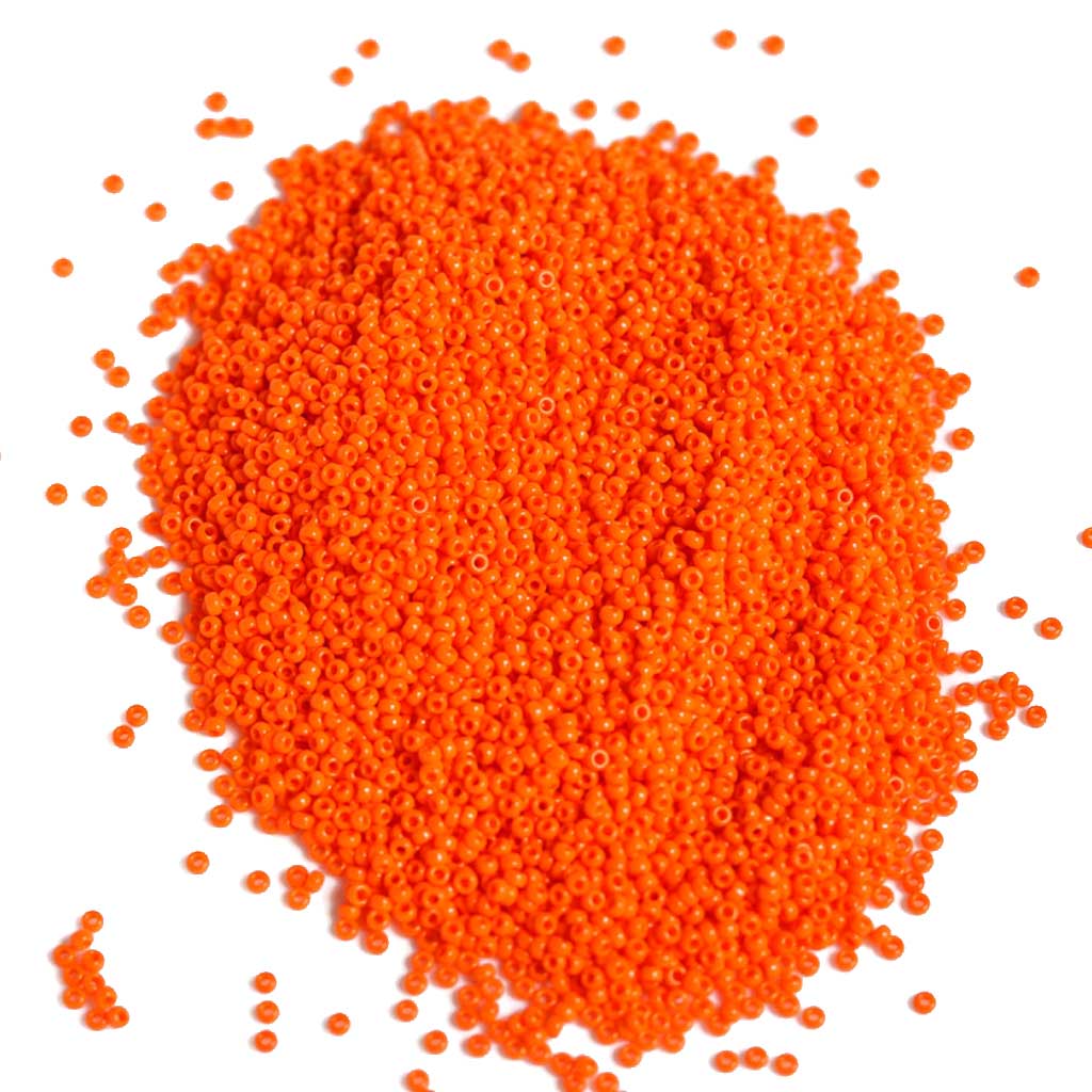 Orange Opaque - Size 15/0 Miyuki