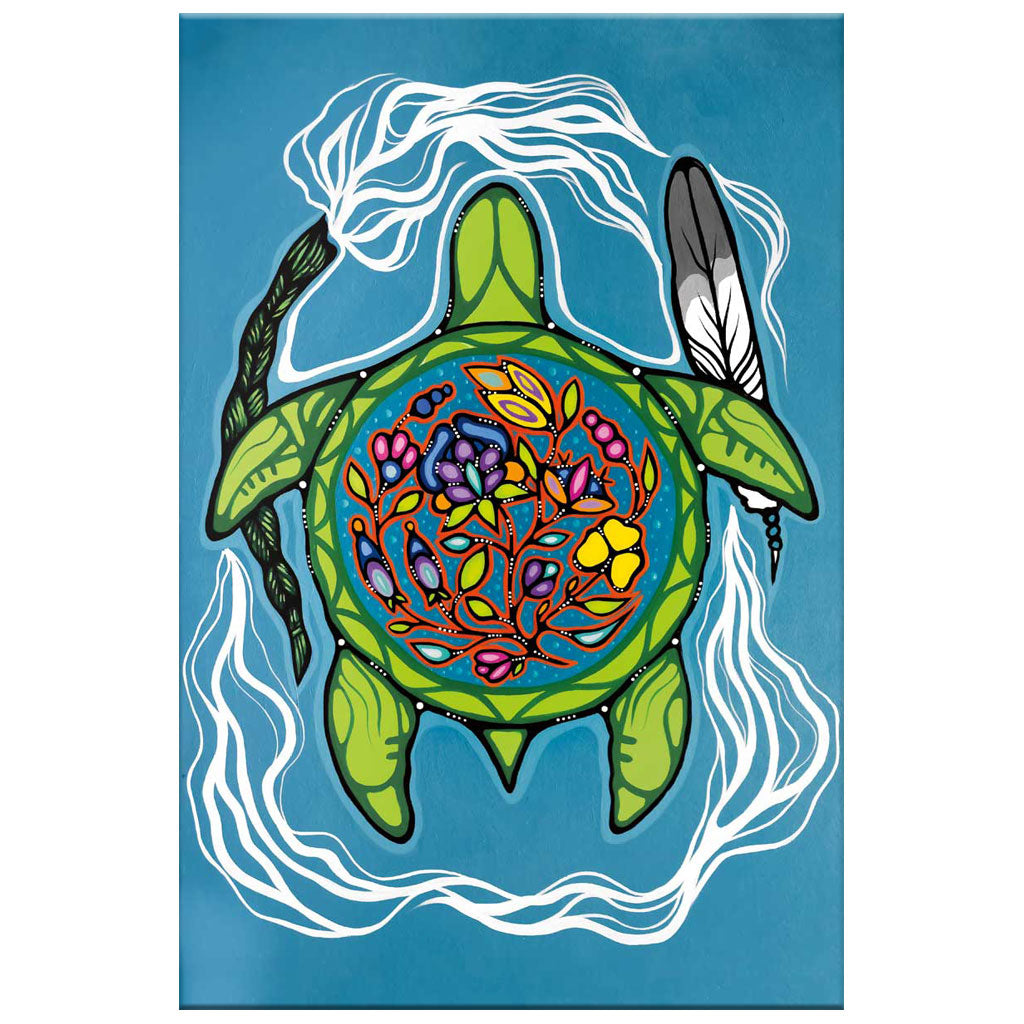 &#39;Prayers for Turtle Island&#39; by Jackie Traverse - 12&quot; x 18&quot; Print