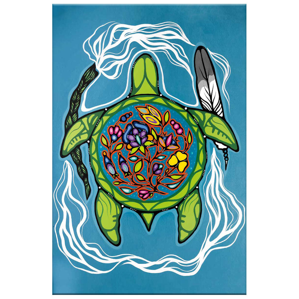 'Prayers for Turtle Island' by Jackie Traverse - 12" x 18" Print