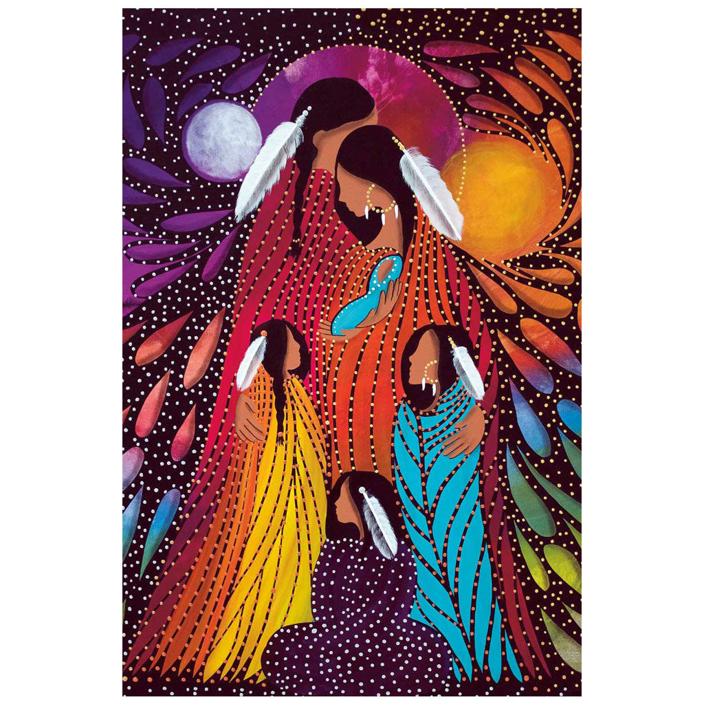 'Family' by Betty Albert - 12" x 18" Print