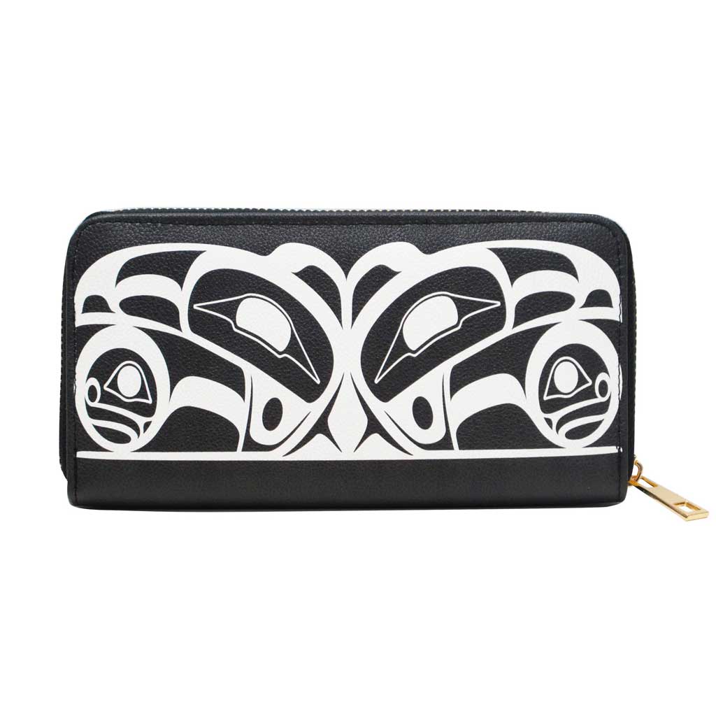 'Raven' Zip-Around Wallet by Roy Henry Vickers