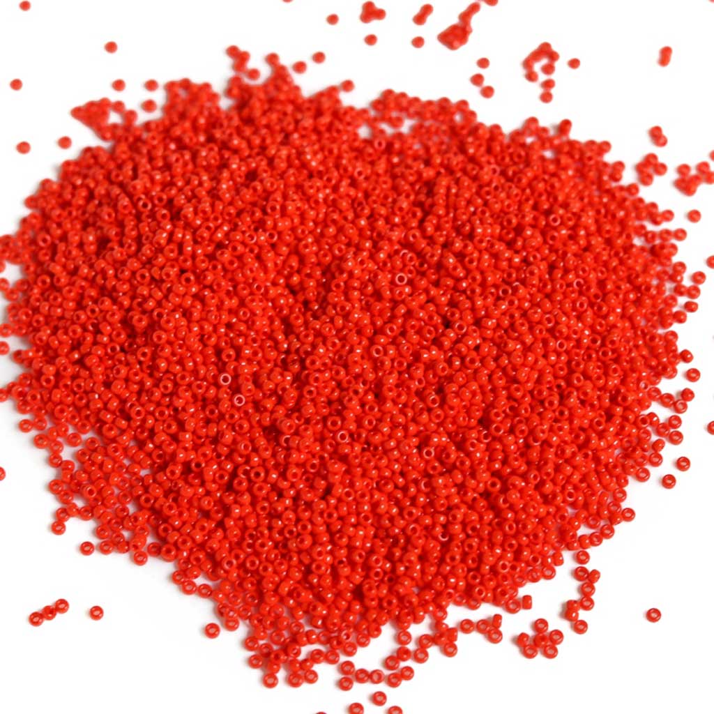 Red Vermillion Opaque - Size 15/0 Miyuki