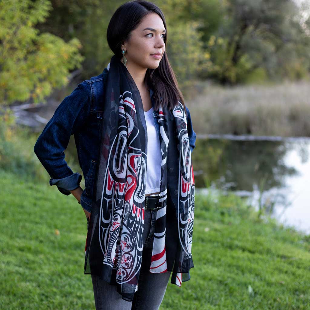 'Children of the Raven' Shawl by Bill Reid