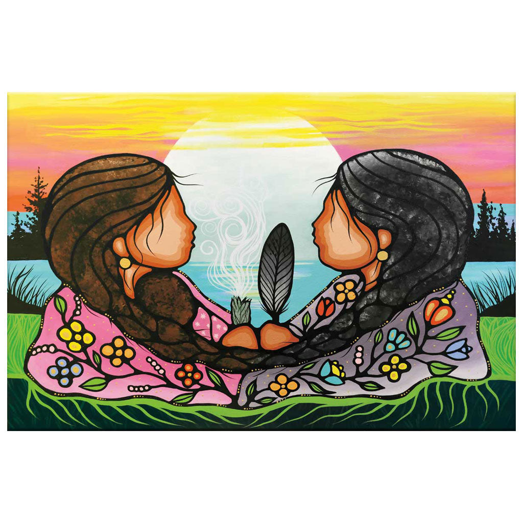 &#39;Sharing Knowledge&#39; by Jackie Traverse - 12&quot; x 18&quot; Print