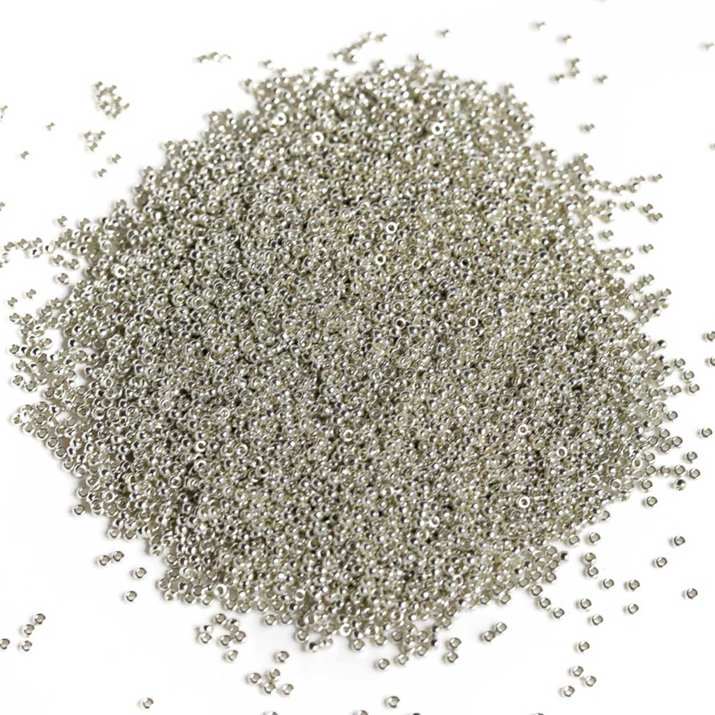 Silver Galvanized - Size 15/0 Miyuki