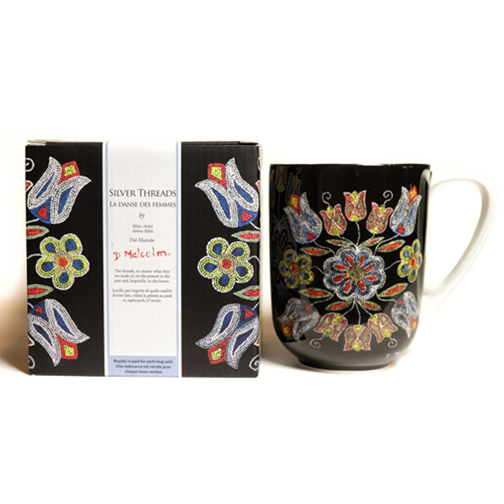 &#39;Silver Threads&#39; Mug by Deb Malcolm