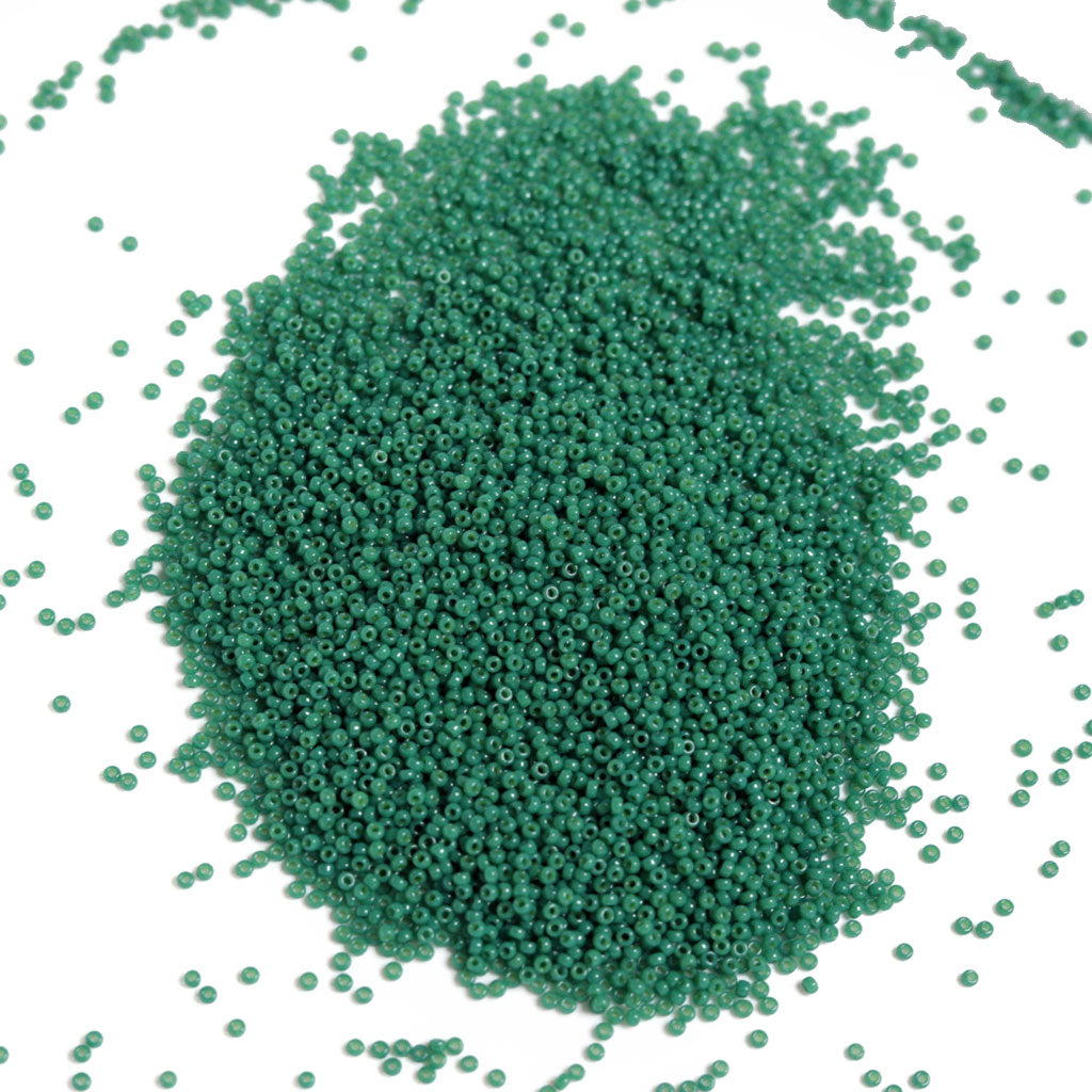 Spanish Palms Green Opaque Duracoat - Size 15/0 Miyuki