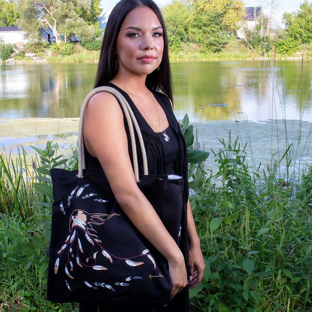 'Eagle's Gift' Eco-Cotton Tote by Maxine Noel