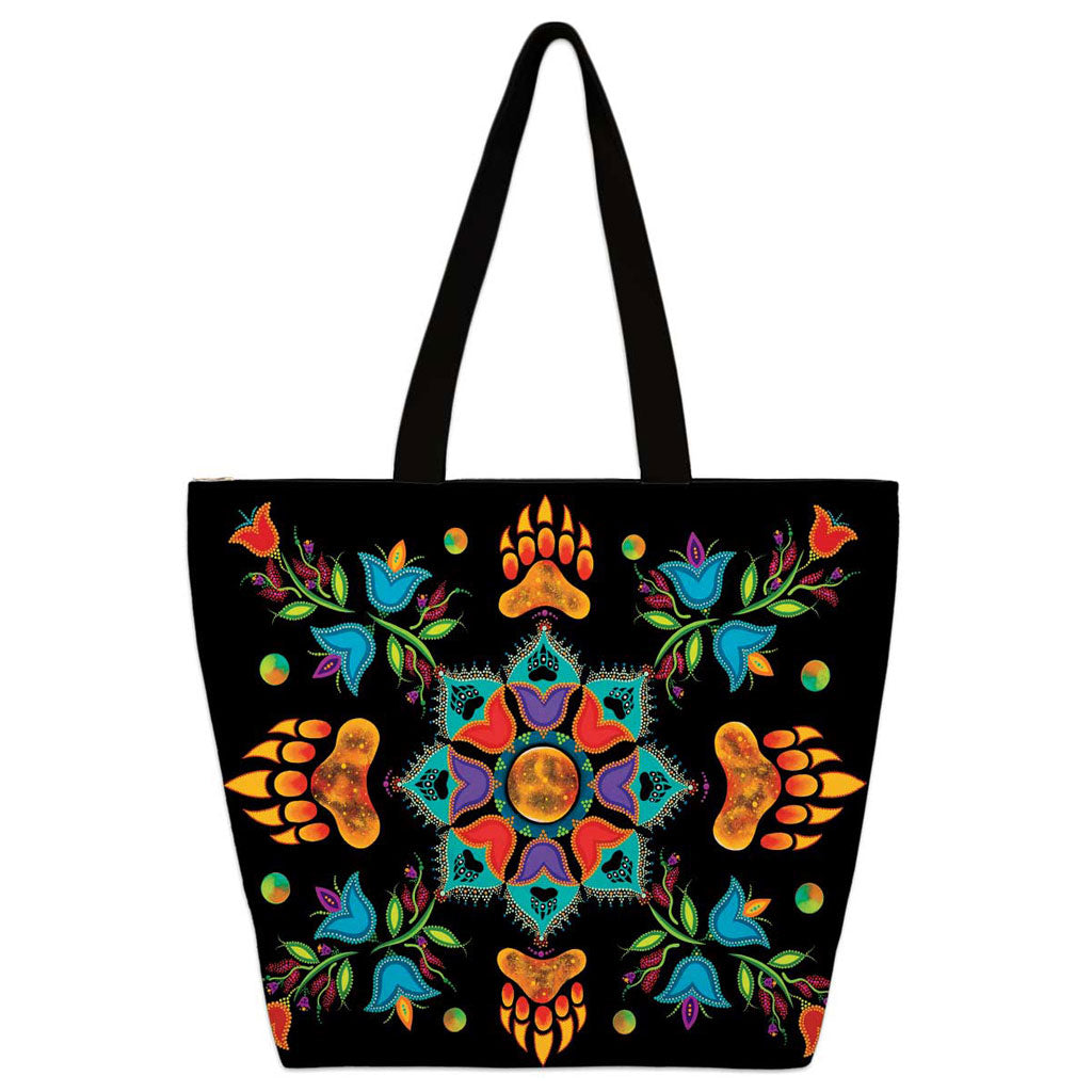 'Revelation' Large Canvas Tote by Tracey Metallic