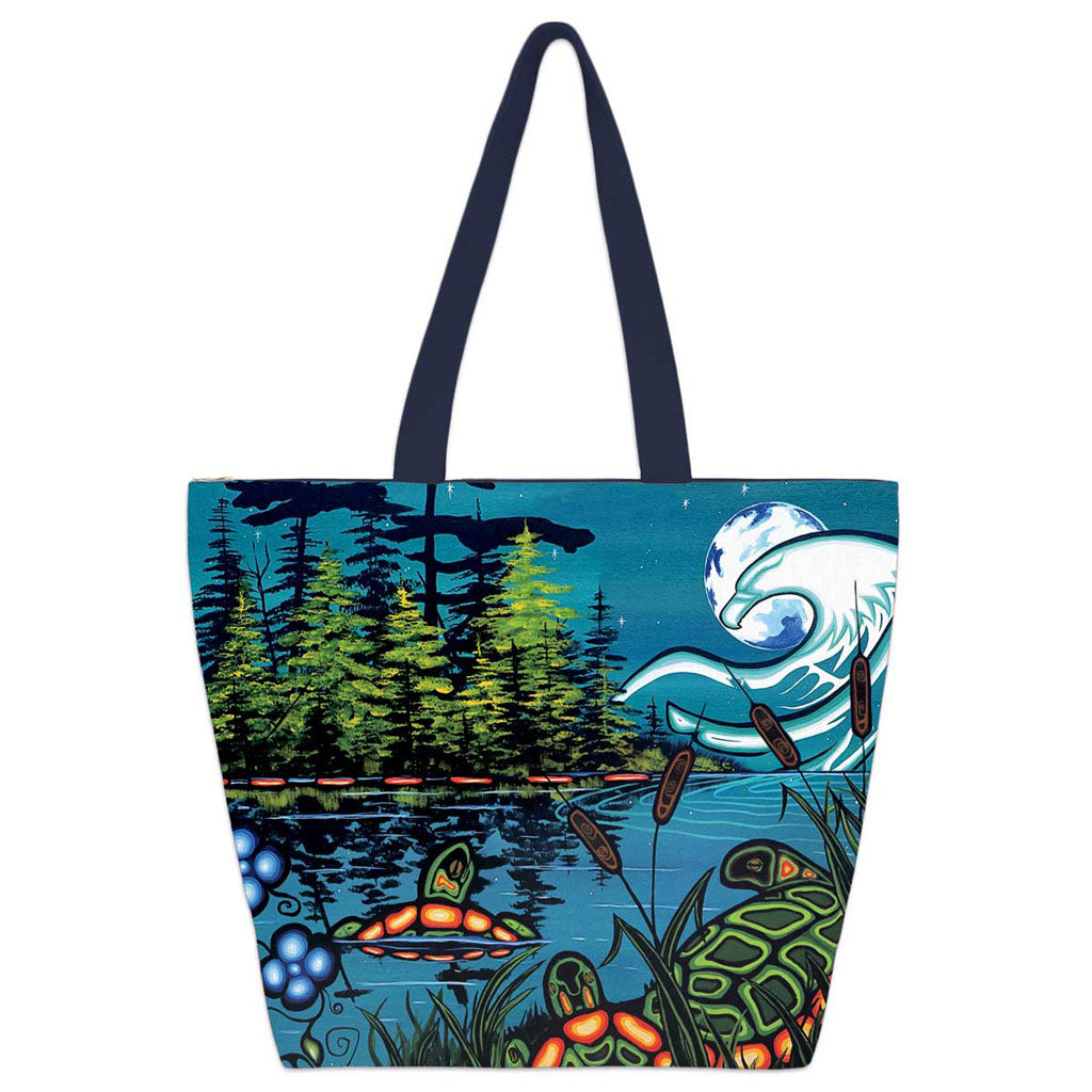 'Tranquility' Large Canvas Tote by William Monague