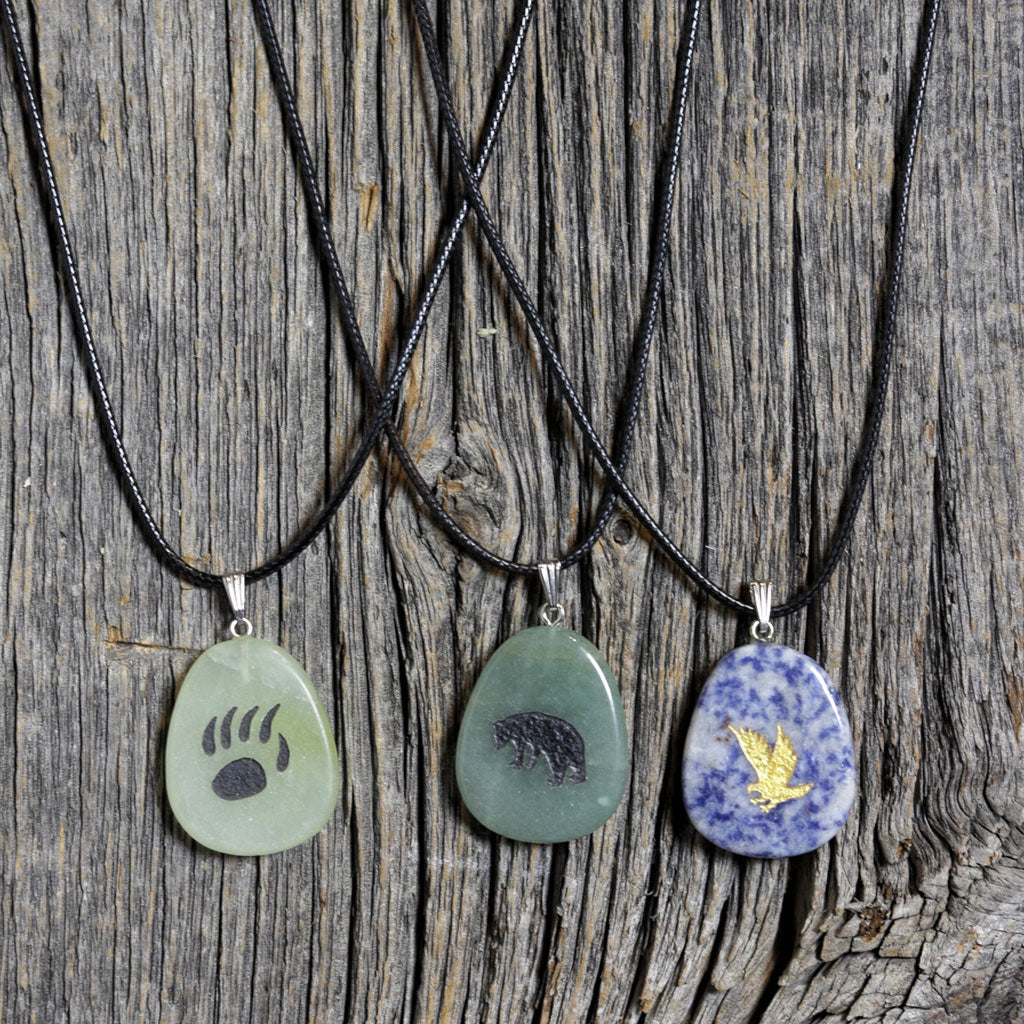 Animal Totem Stone Necklace