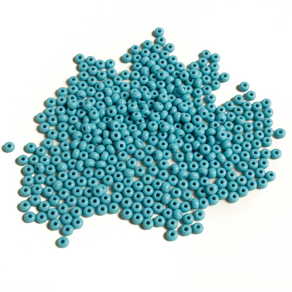 Turquoise Blue Opaque - Beaded Dreams
