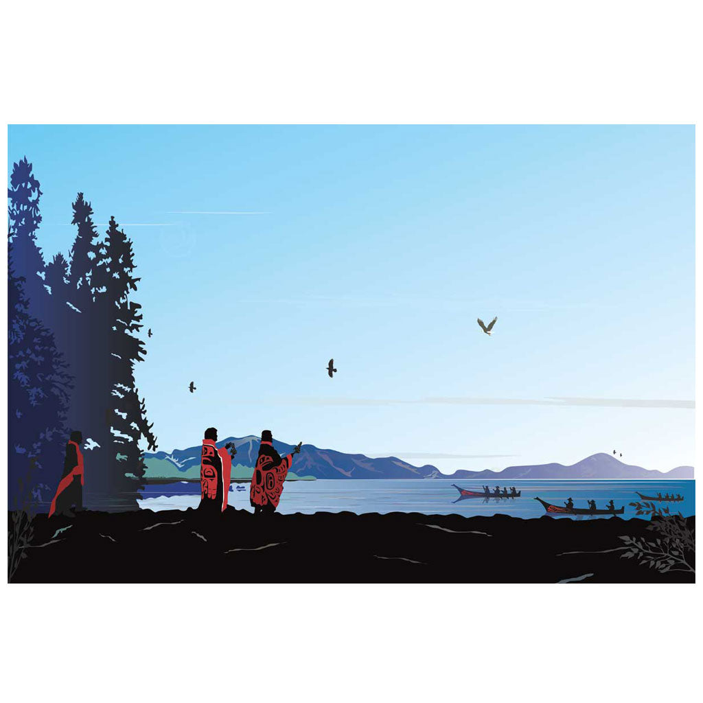 'Welcoming' by Mark Preston - 12" x 18" Print