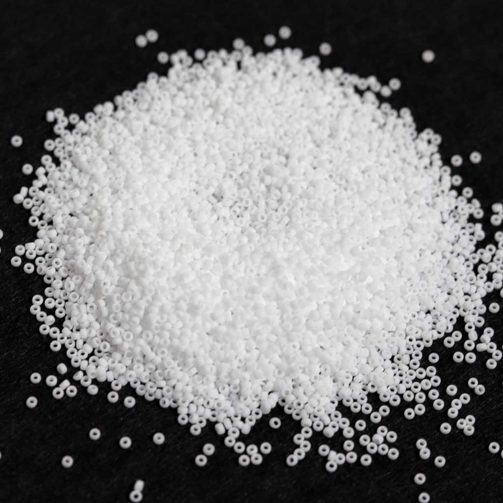 Chalk White Opaque Matte - Size 15/0 Miyuki