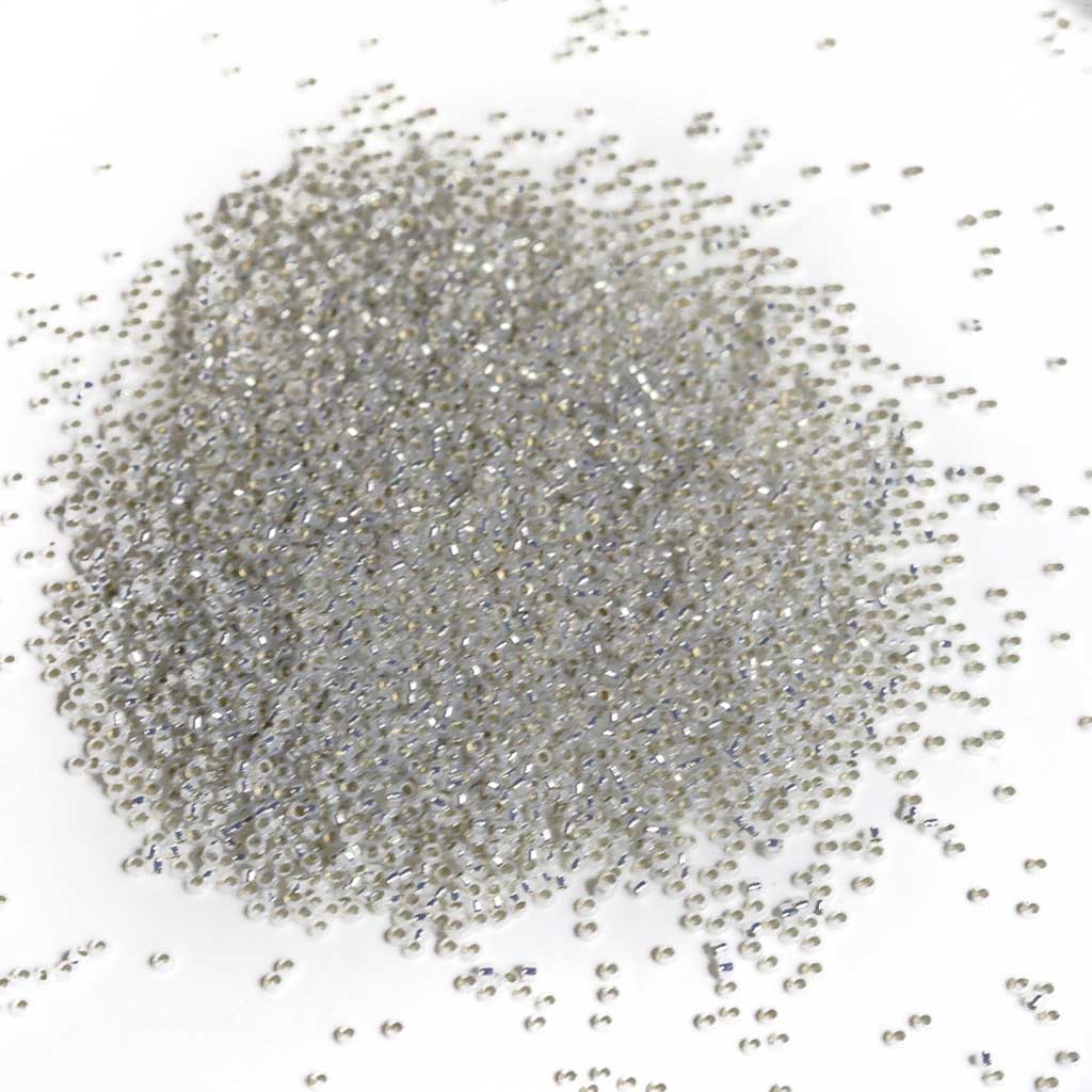 White Opal Silverlined - Size 15/0 Miyuki