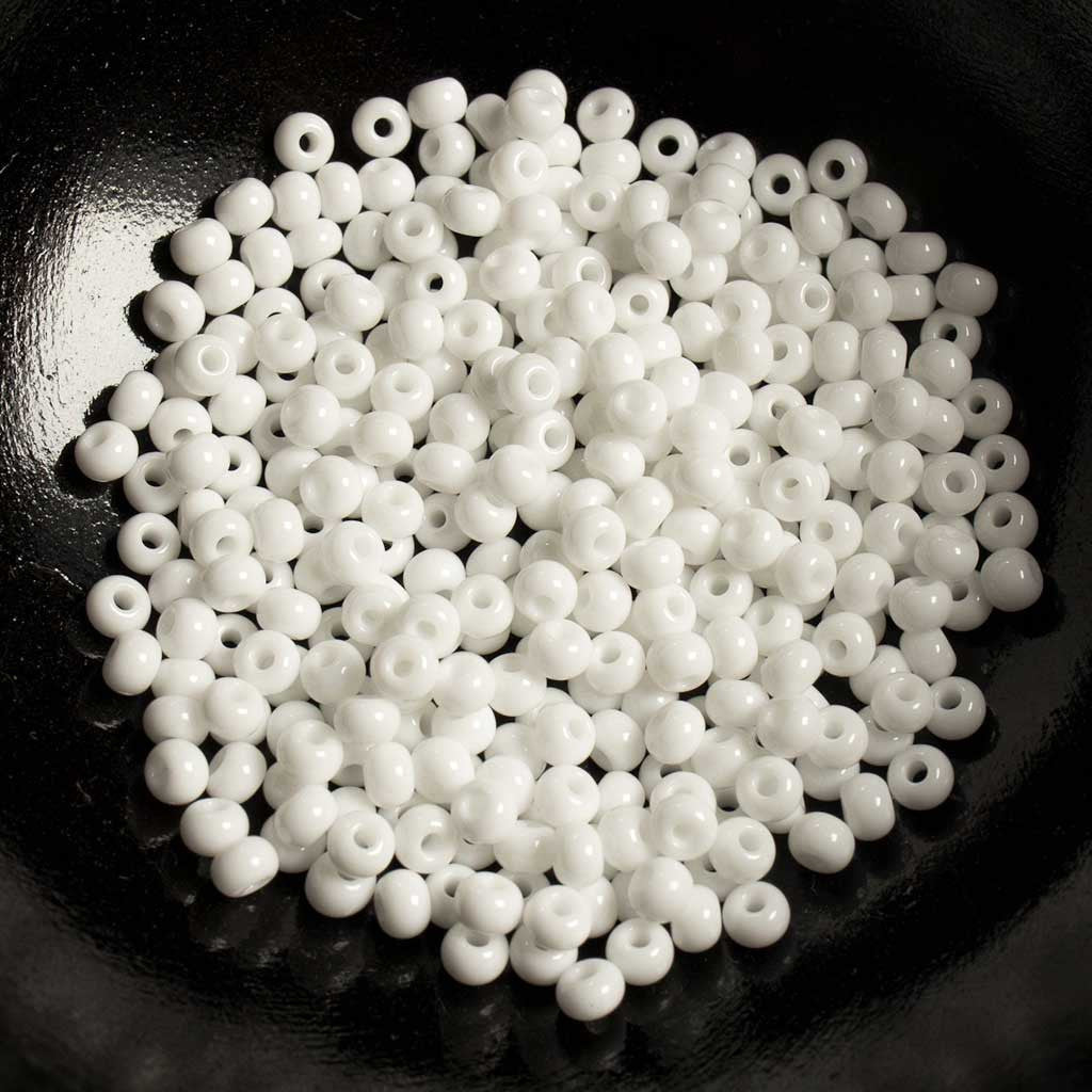 White Opaque - Beaded Dreams
