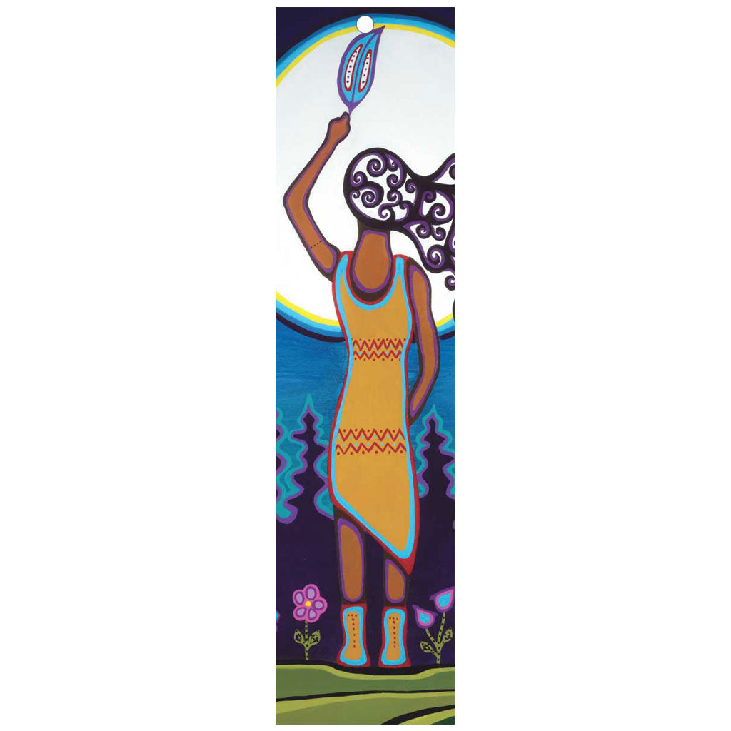 &#39;Woman and Grandmother Moon&#39; Bookmark Patrick Hunter