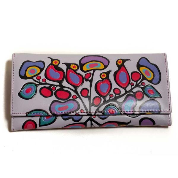 &#39;Woodland Floral&#39; Wallet by Norval Morrisseau