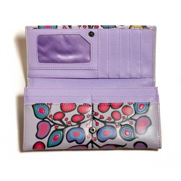 &#39;Woodland Floral&#39; Wallet by Norval Morrisseau