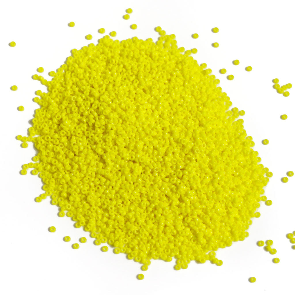 Yellow Opaque - Size 15/0 Miyuki